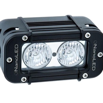 Фара светодиодная NANOLED NL-1020 E, 20W, 2 LED CREE X-ML, Euro (ближний свет c боковой засветкой)
